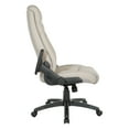 thumbnail image 4 of Executive High Back Taupe Gray Bonded Leather Office Chair, 4 of 9