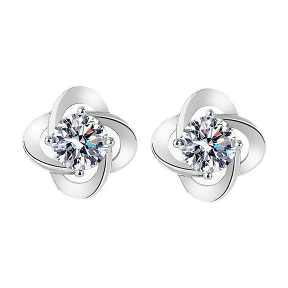 MOQIN Moissanite Stud Earrings,Hypoallergenic Cubic Zirconia Earrings Stainless Steel CZ Earrings,Jewelry Gifts for Women Men