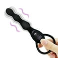 thumbnail image 3 of Smooth Silicone Anal Vibrator Adult Toy Vibrating Butt Beads Smooth Short Small, 3 of 10