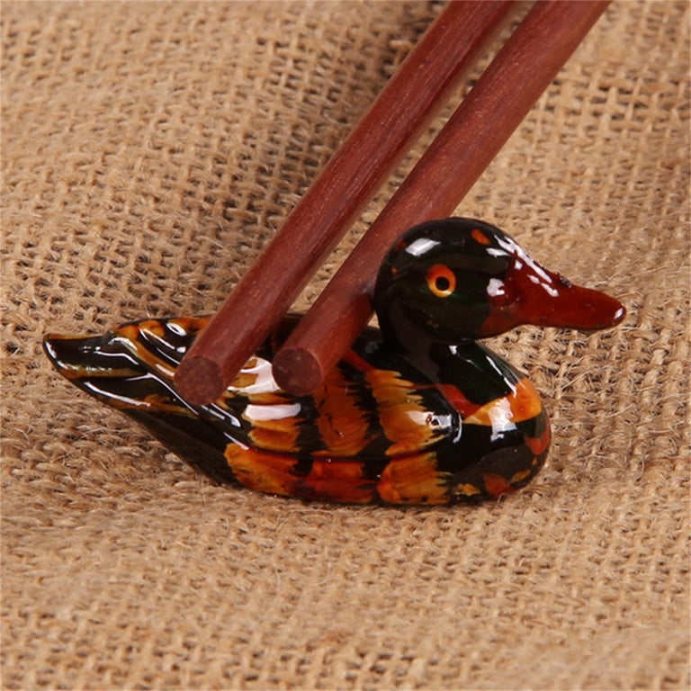 Duck Chopstick Holder Resin Spoon Rests Resin Material for