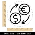 thumbnail image 2 of Money Exchange Euro to USD Dollar Rubber Stamp for Scrapbooking Crafting Stamping - Large 1-1/4 Inch, 2 of 7