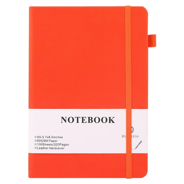 A5 Lined Journal Notebook - 200-Page Hardcover Notebook With 100Gsm Thick Paper For Work, School & Journaling