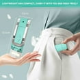 thumbnail image 5 of USB Reading Light with Clip - 3 Color Modes & 5 Brightness Levels, 500mAh Rechargeable Book Light for Bed, Travel, Tablet - Eye-Care Timer Function, Sky Blue, 5 of 8