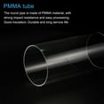 thumbnail image 4 of Acrylic Pipe Clear Rigid Round Tube 115mm ID 120mm OD 10" for Lamps and Lanterns, Water Cooling System, 4 of 6