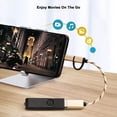 thumbnail image 4 of Adaptador 2 en 1 USB C/Micro a USB, Seminer USB C a USB, Cable adaptador Micro a USB 3.0 OTG, Dorado brillar Electrónica, 4 of 5