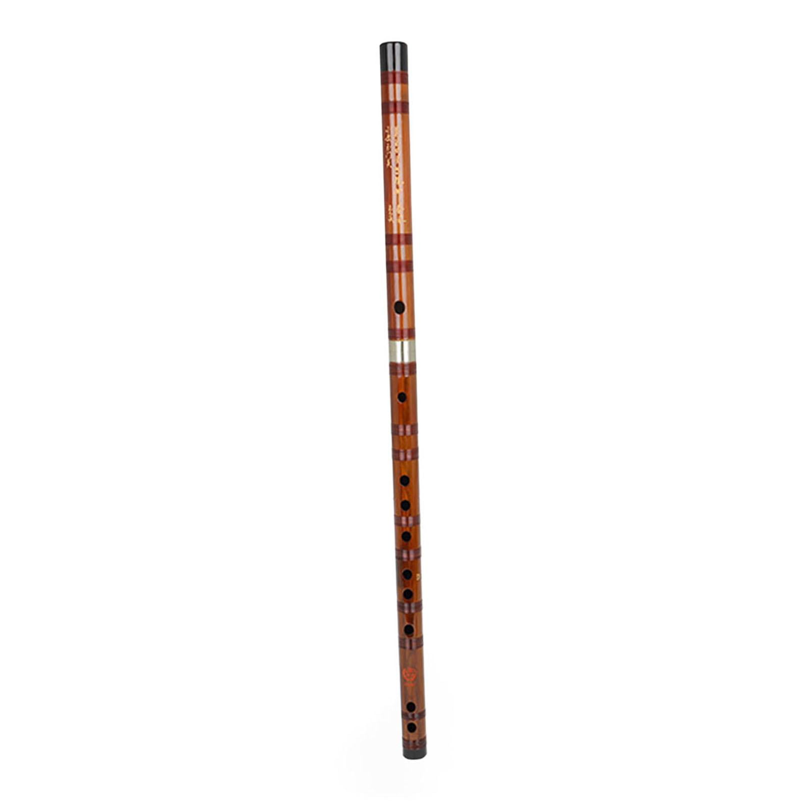LeeQinersw Bamboo Flute Handmade Polished Professional for Orchestra Musical Instrument for Key of D