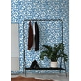 thumbnail image 4 of Arm of Casso Blue Bold Arrangements Peel & Stick Wallpaper, 4 of 5