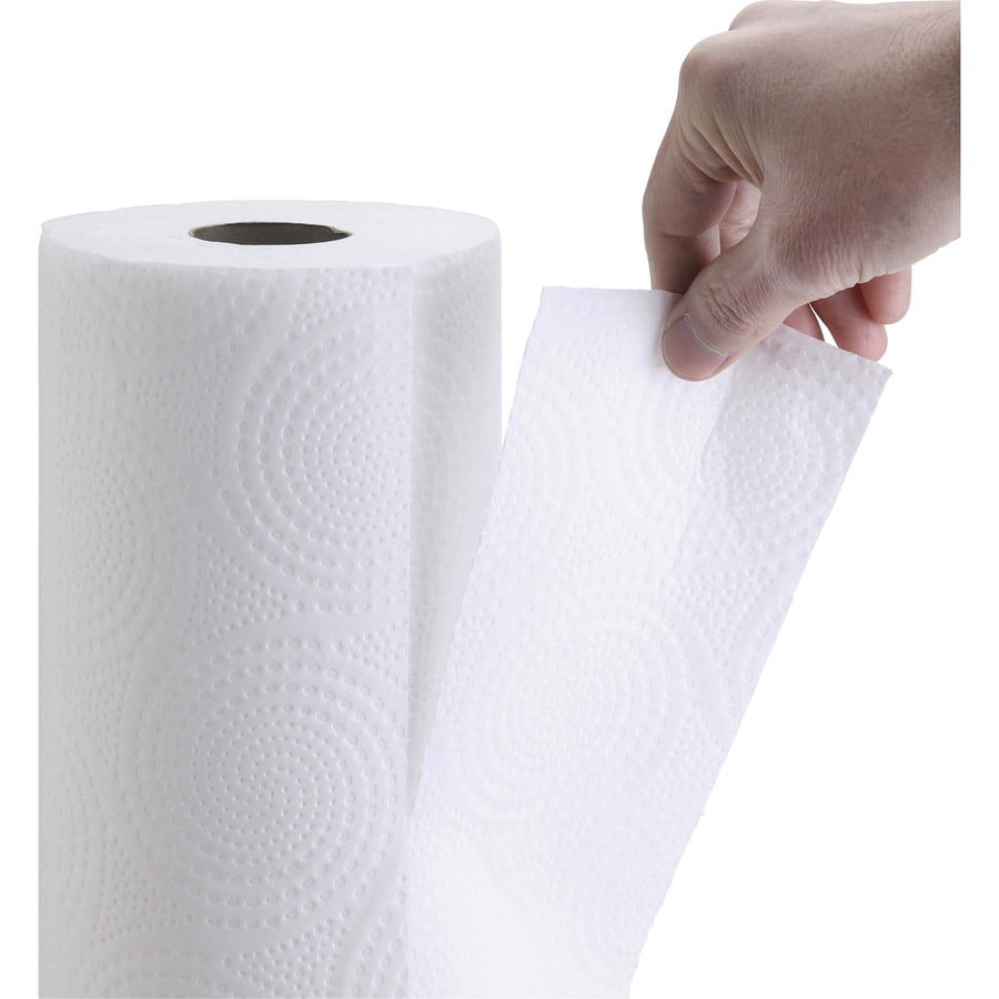 Genuine Joe Paper Towels - 2 Ply - 11" X 4.40" - 160 Sheets/roll - White - Flexible, Perforated, Absorbent, Soft - For Kitchen, Multipurpose - 30 / Carton