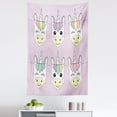 thumbnail image 1 of Unicorn Party Tapestry, Muted Toned Backdrop Colorful Cartoon Animal Design, Fabric Wall Hanging Decor for Bedroom Living Room Dorm, 5 Sizes, Multicolor, by Ambesonne, 1 of 1