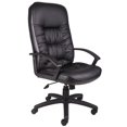 thumbnail image 2 of Boss Office Products Leather High Back Executive Chair in Black, 2 of 2