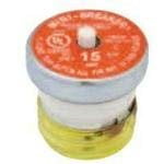 BP/MB-15, Fuse Plug 15A 125V Threaded Socket Card Automotive