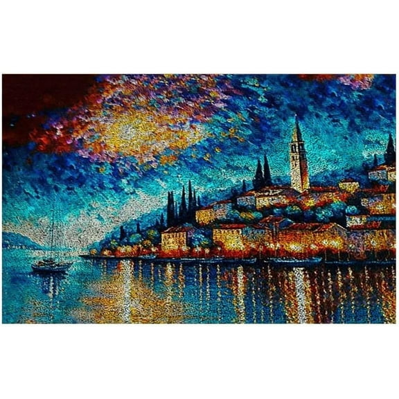 ShowNiceArt Latch Hook Rug Kits for Adults, Embroidery Kit Cushion Mat Crochet Tapestry Sofa Decor Holiday Decor 20*15in