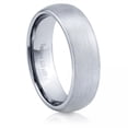 thumbnail image 1 of 7Mm Wide- Rounded Satin Finished Tungsten Ring, 1 of 2
