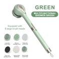 thumbnail image 2 of Electric Body Brush Back Scrubber for Shower, Waterproof Long Handle Body Scrubber with 6 Heads, Bath Brush for Cleansing, Exfoliating and Massaging Skin, 2 of 2