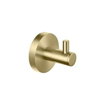 Bathroom Towel Hook - Brass Robe Hook Wall Mounted - Brushed Gold Finish - HomeStock
