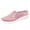 #1 Pink, variant on 2026 Women's Breathable Knit Slip-On Walking Shoes, Comfortable Backless Mules Sneakers, Lightweight Orthopedic Casual Loafers with Arch Support for Summer Daily Wear,Black Size 37
