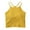 Yellow, variant on MOJOGO Tank Tops for Women Cross Back Ribbed Crop Top Sliming Breathable Activewear Tops with Built-in Bra Yellow L