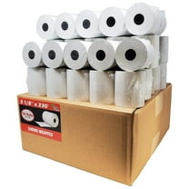 3 1/8 x 230 White Thermal Paper Roll 50 Pack Bpa Free Paper for Star Tsp100, Ct-s300, Ct-s2000, M129b, M129c- Buyregisterrolls