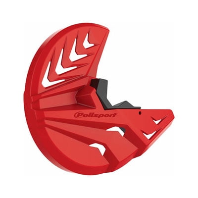 Polisport Disc + Bottom Fork Protector Red/Black for Honda CRF450R 2015-2018