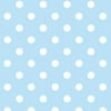 David Textiles Flannel Happy Dots Dreamy Blue Fabric, per Yard