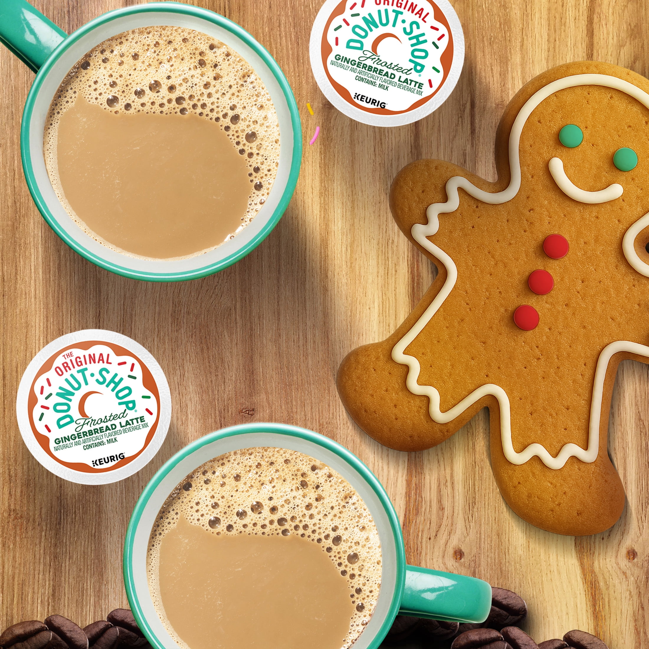 The Original Donut Shop, Frosted Gingerbread Latte K-Cup Pods, 10
