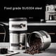 thumbnail image 4 of Stainless Steel Vacuum Storage Tank for Tea Leaves Moisture Proof & Dust-Proof Coffee Bean Container 750/1100ml Capacity Sealed Food Jar, 4 of 5