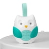 Skidaddle Portable Baby Sleep Sound Machine and Soother, Adorable Owl Friend with 4 Melodies, White