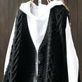thumbnail image 4 of Ailaofu Womens’Knit Sweater Vest V Neck Sleeveless Cardigan Button Down Sweater Pocket Outwear Tops, 4 of 5