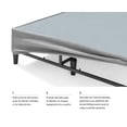 thumbnail image 4 of Colchón Individual Nooz Essential High 20 cm con Base Box de Metal Firme en Caja, 4 of 5