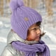 thumbnail image 4 of Warm Cold Padded Knitted Ear Protection Hat Scarf Gloves Three Sets Gloves Can Touch Screen Warm Gift, 4 of 8