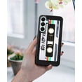 thumbnail image 5 of WIRESTER Shockproof Soft Rubber Cover Case for Samsung Galaxy A16 5G 6.7", Retro Black Cassette Tape Hip Hop, 5 of 5