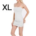 thumbnail image 1 of Vestido de verano sin mangas con cuello barco para mujer, vestido ajustado para club nocturno, blanco, xL Monstrate AP1098-04B, 1 of 7