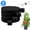 Black-8PCS, variant on Hengbo 8 Pcs Plant Tape Green Garden Tape 16 feet Plant Ties Tape Gardening Tying Tree Tapes for Planting Effective Growing Tomato Vines Garden Orchard Patio Fastening Cables Tear