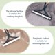 thumbnail image 4 of Paquete de 4 removedores de pelo para mascotas – Herramienta reutilizable para quitar pelo de perros y gatos, peine de cachemira removedor de pelusas de doble cara para gatos y perros, afeitadora de tela portátil para ropa JM, 4 of 5