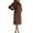 Coffee, variant on HNMKIU Plus Size Womens Robe Thickened Flannel Bathrobe Full Sleepwear Cozy Loungewear for Home Comfort and Warmth Coffee,XXXL