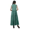thumbnail image 4 of Moomaya Collared Shirt Dresses Women Printed  Rayon Button Maxi Dresses Women, 4 of 4