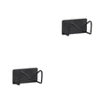 thumbnail image 1 of Bearachild Soporte para esponjas Estante de secado de drenaje Soportes de almacenamiento multifuncionales de acero inoxidable Estantes extraíbles Negro 2Conjunto, 1 of 6