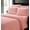 Blush, variant on Faith, Hope, Love Home Décor 6 Piece Queen Stripe Sheet Set Includes 1 Flat Sheet 1 Fitted Sheet 4 Pillow Cases-Blue