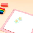 thumbnail image 4 of Greenadscape 50Ud Borradores Estrella Adorables Multi Color Para Erase Fácil Y Cuidado De Papel, 4 of 6