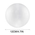 thumbnail image 3 of Polystyrene Foam Balls, Large White Styrofoam Spheres, DIY Craft Supplies for Floral Arrangements and School Projects, Lightweight Durable Smooth Surface for Painting and Decorating, 3 of 5