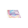 Creative Converting 350937 Tie Dye Party You're Invited Invitations, 8 ct Bright Pastel, 5" x 4"