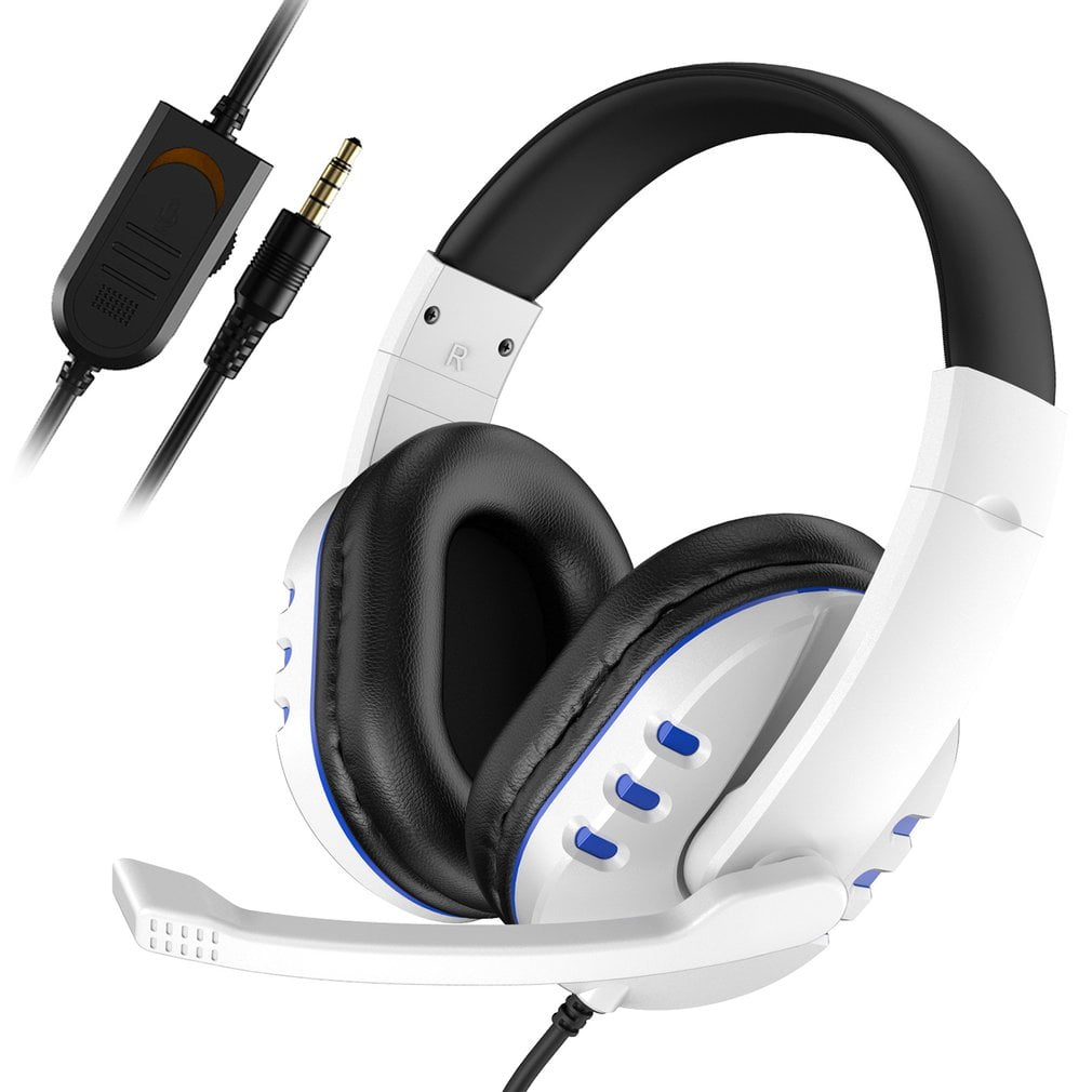 Expertise Ochtend gymnastiek schuif Preup Headsets PC Gaming 3D Stereo Over Ear Strong Bass Gamer Headphones  With Micphone Cellphone Game Earphones For PS4 - Walmart.com