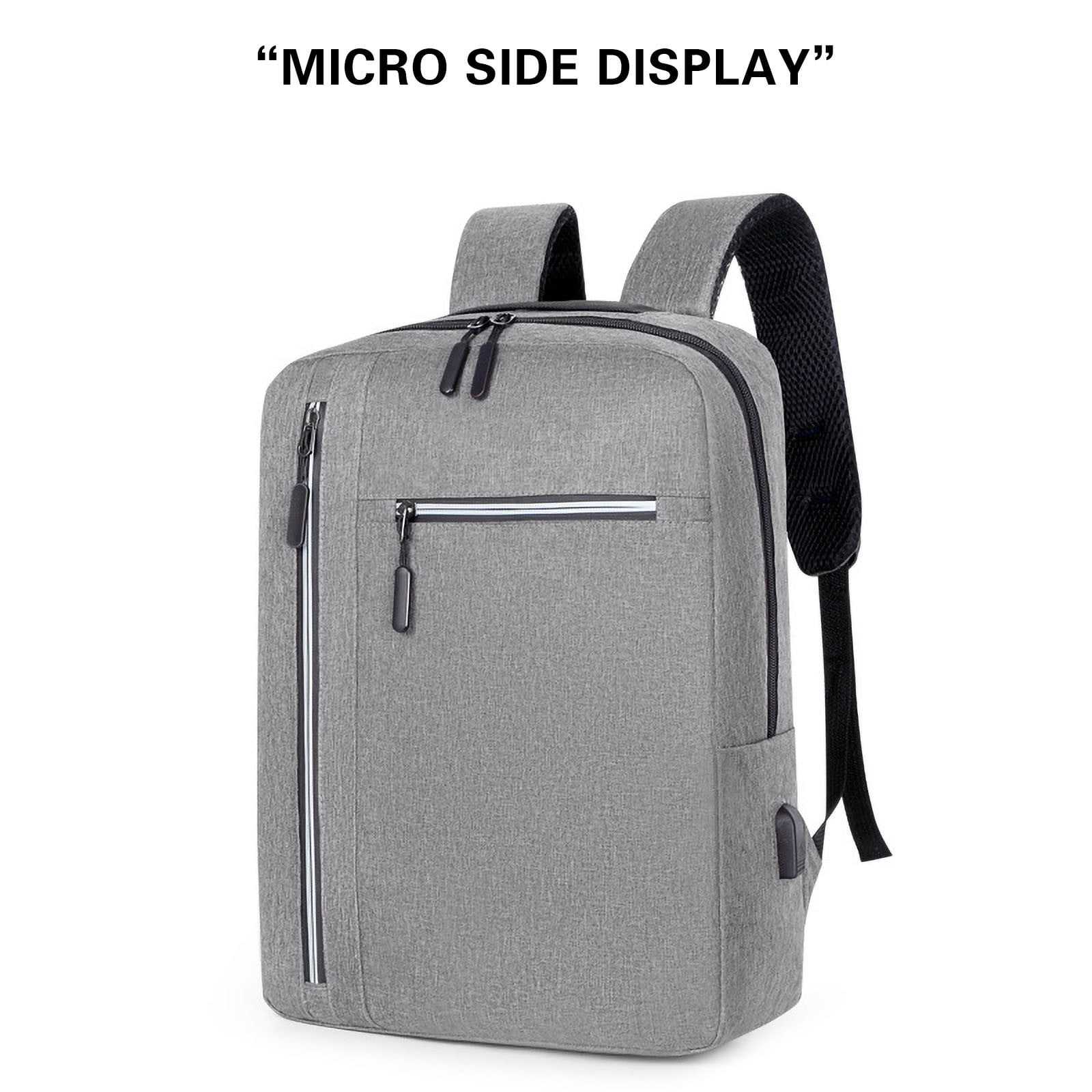 Fashion Male Business Backpack Set, 3-Piece USB Charging Laptop Bag, High-Capacity Bag for Women Men