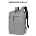 thumbnail image 5 of Zeceouar Fashion Three-piece Backpack Backpack Male Business Usb Charging Laptop Bag High-capacity Students Bag, 5 of 9