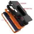thumbnail image 3 of for Moto G Pure / G Power 2022 Case, Built-in Screen Protector Case with Belt Clip Holster Heavy Duty Rugged Shockproof Full Body Protection Kickstand Cover -Orange, 3 of 8