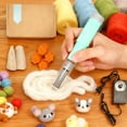 thumbnail image 3 of Electric Felting Needle Machine, Wool Felting Tool, 1-7 Needles Speed Adjustable, Easy to Change Needle for DIY Wool Painting (Pink), 3 of 7