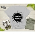 thumbnail image 2 of Horoscope Aquarius Zodiac Sign Astrology Gifts For Mom Teens T-shirt Zodiac Horoscope Zodiac Sign Aquarius Astrology Gifts For Teens Tshirt, 2 of 6
