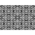 thumbnail image 1 of Ahgly Company Machine Washable Indoor Rectangle Transitional Gray Cloud Gray Area Rugs, 5' x 7', 1 of 7