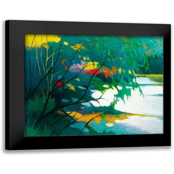 Asoma, Tadashi 14x12 Black Modern Framed Museum Art Print Titled - Noonday Dreams