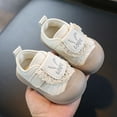 thumbnail image 4 of Splozh Shoes for Toddler Boys Baby Toddler Walking Shoes Non Slip Soft Soled Breathable Shoes Sneakers Walking Shoes Beige,US 6, 4 of 6